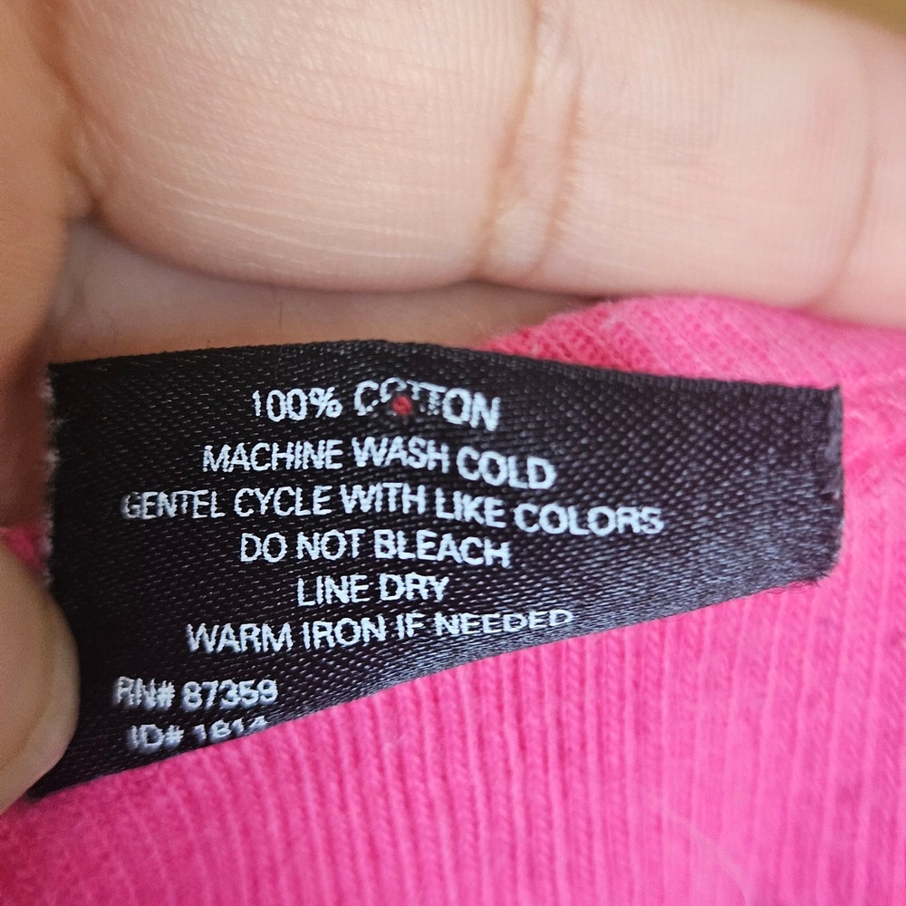 Victoria's Secret Sexy Little Things Pink Rhinestone Tank Top - Picture 6 of 6